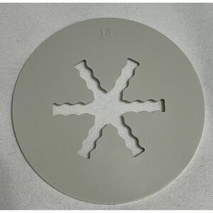 Pampered Chef Cookie Press Parts Cookie Disc # 14 Replacement Disc Fast Shipping